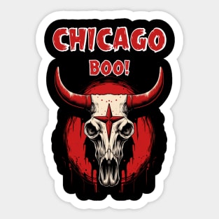 Chicago BOO Sticker